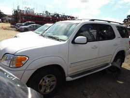 2002 Toyota Sequoia Limited White 4.7L AT 4WD #Z24615